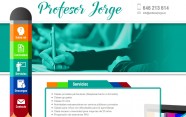 Nueva web de un profesor de clases particulares www.profesorjorge.es