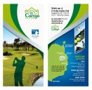 Flyer promocional para el Campo de Golf El Cortijo 