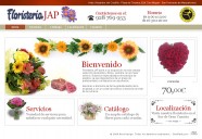 Web de la Floristería JAP www.novadesign.es/webs/floristeria_jap