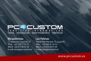 Tarjetas de visita de PCCustom www.pccustom.es