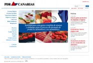 Página web de PDR Canarias, empresa dedicada a la venta
de envases, embalajes y soluciones plásticas www.pdrcanarias.net